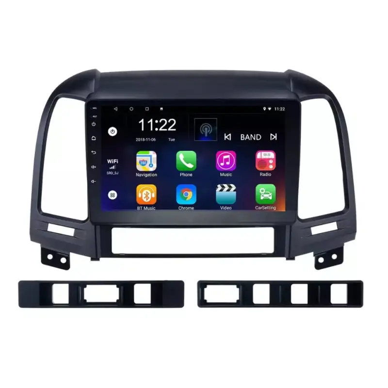 Retur gratuit Navigatie Auto Multimedia cu GPS Hyundai Santa Fe 2006 - 2012, 2GB RAM + 32 GB ROM, Display 9 ", Android, Internet, 4G, Aplicatii, Waze, Wi-Fi, USB, Bluetooth, Mirrorlink