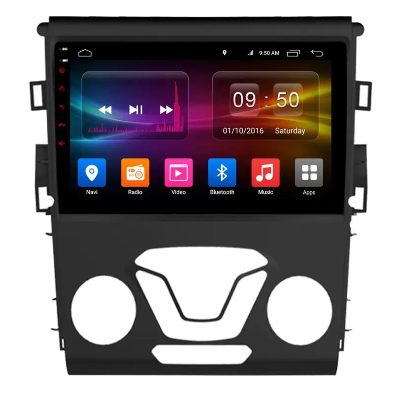 Livrare gratuită Navigatie Auto Multimedia cu GPS Ford Mondeo (2013 +), Android, 2 GB RAM + 16 GB ROM, Display 9 ", Internet, 4G, Aplicatii, Waze, Wi-Fi, USB, Bluetooth, Mirrorlink