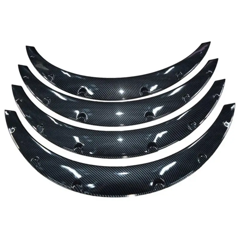 Ofertă specială Set 4 Protectie Aripa Auto Universale Overfendere Carbon, Diametru 90 cm, Latime 11.5 cm