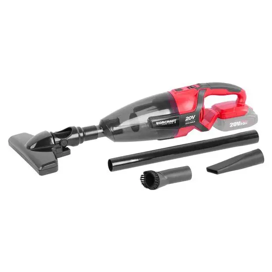 Calitate înaltă Aspirator auto, 20V Li-ion (acumulator neinclus), cu accesorii, 8 kPa, 600 ml, Worcraft GartenVIP DiyLine