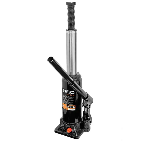 Cric hidraulic tip butelie 8t NEO TOOLS 10-453 HardWork ToolsRange Lichidare de stoc