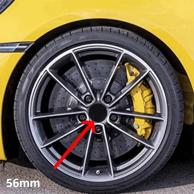 Set 4 capace centrale pentru jante aliaj, diametru 56 mm, culoare negru FAVLine Selection Preț mic