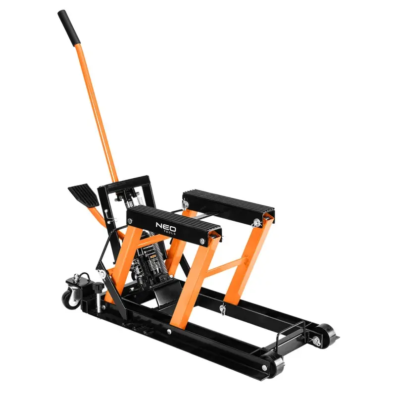 Comandă acum Cric hidraulic mobil pentru quad-uri si motociclete. Capacitate de incarcare 680 kg NEO TOOLS 10-596 HardWork ToolsRange