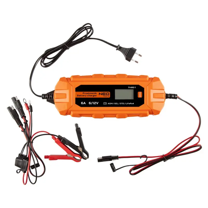 Plată sigură Regenerator automat 6A/100W, 3-150Ah, pentru baterii acid / AGM / GEL NEO TOOLS 11-892-1 HardWork ToolsRange