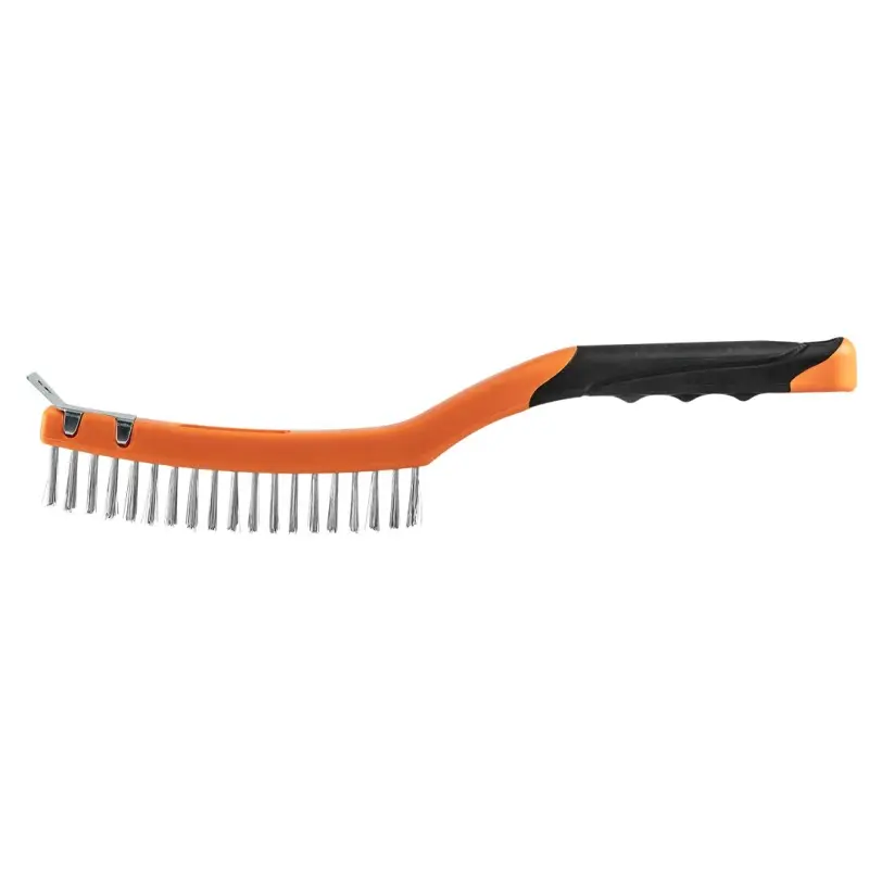 Perie sarma inxodabila 3x19 randuri, cu razuitor NEO TOOLS 39-052 HardWork ToolsRange Livrare expres