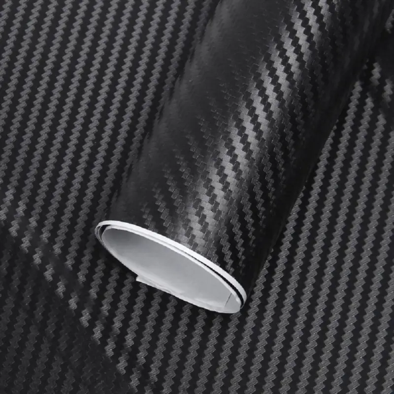 Rola folie colantare auto Carbon 3D, culoare neagra, lungime 28m x 1,27m FAVLine Selection Livrare rapidă