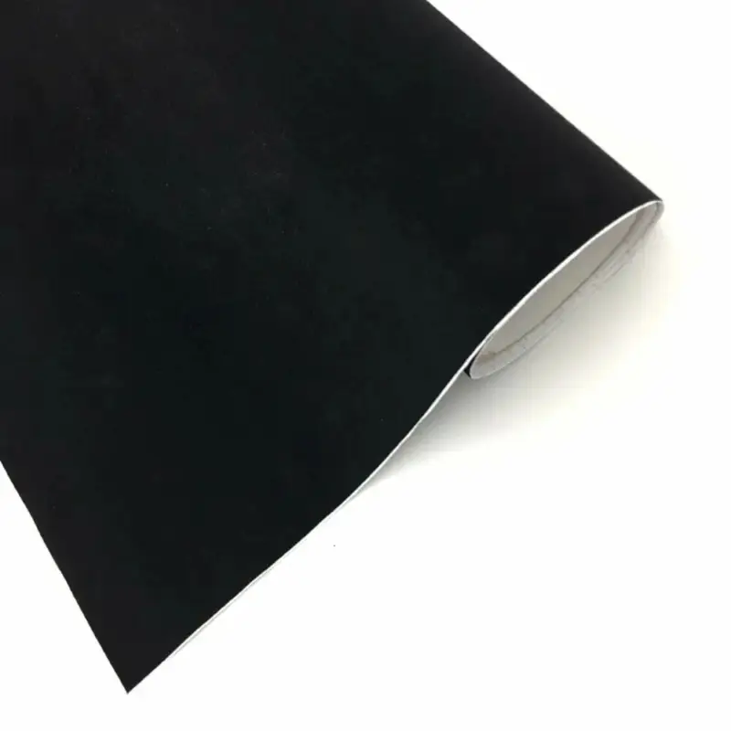 Rola folie pentru colantare auto, model Catifea Neagra, 15m x 1.35m FAVLine Selection Promoție