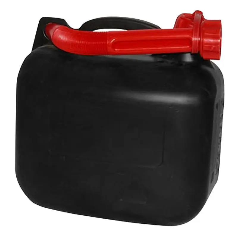 Canistră combustibil Strend Pro MAX 10 L, neagră, cu țeavă de turnare Super ofertă