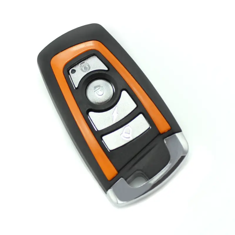 Reducere de preț Carcasă telecomandă tip normal Carguard, negru-portocaliu, 4 butoane