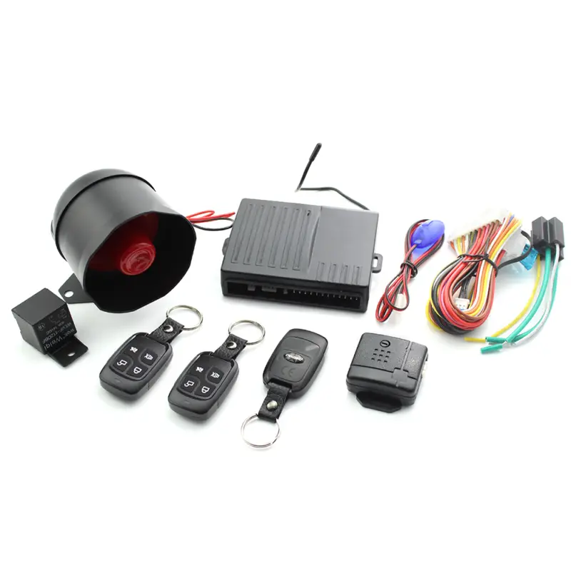 Alarmă auto Carguard CAR 001 cu telecomandă, senzor de șoc și închidere centralizată Ultima șansă