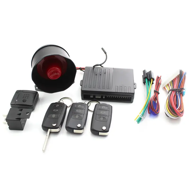 Alarmă auto CarGuard CAR 002 cu senzor de șoc 2 zone și 2 telecomenzi Cumpărături sigure