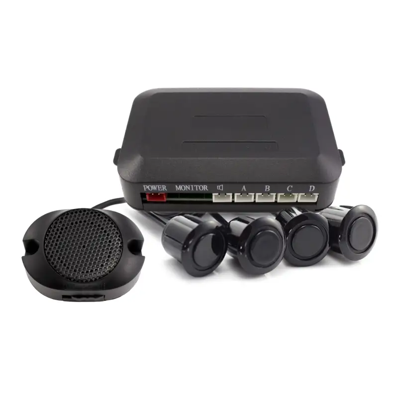 Preț mic Set senzori de parcare Carguard cu semnal acustic, 4 senzori, 0–2 m