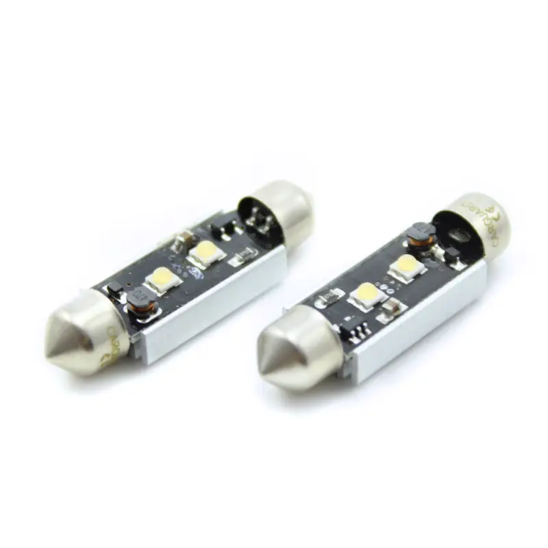 Cel mai bun preț Set 2x bec LED sofit 41 mm Canbus cu chip Cree, 12V, 400 lm (CAN112)
