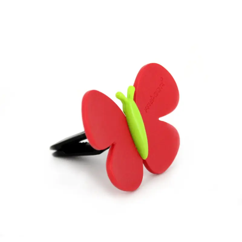 Odorizant auto tip fluturaș Strawberry cu clips, parfum intens și durabil Super ofertă