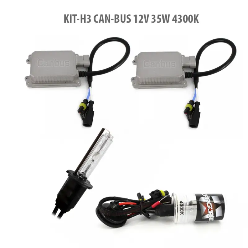 Discount Kit xenon H3 CAN-BUS 12V 35W 4300K, Carguard, cu balasturi