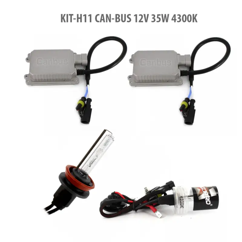 Livrare expres Kit xenon H11 CAN-BUS 12V 35W 4300K Carguard, cu balasturi
