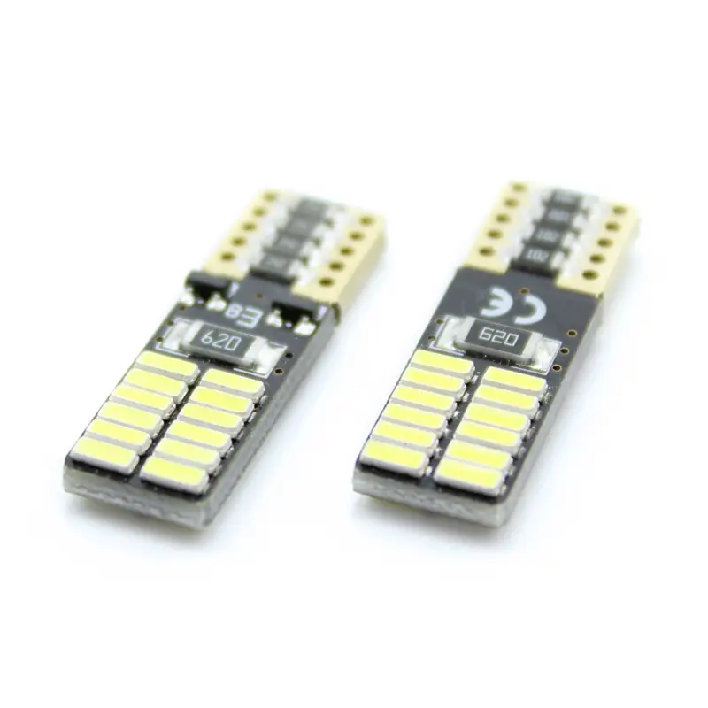 Livrare expres Set 2 becuri LED CANBUS T10 (W5W) pentru iluminare interior si portbagaj
