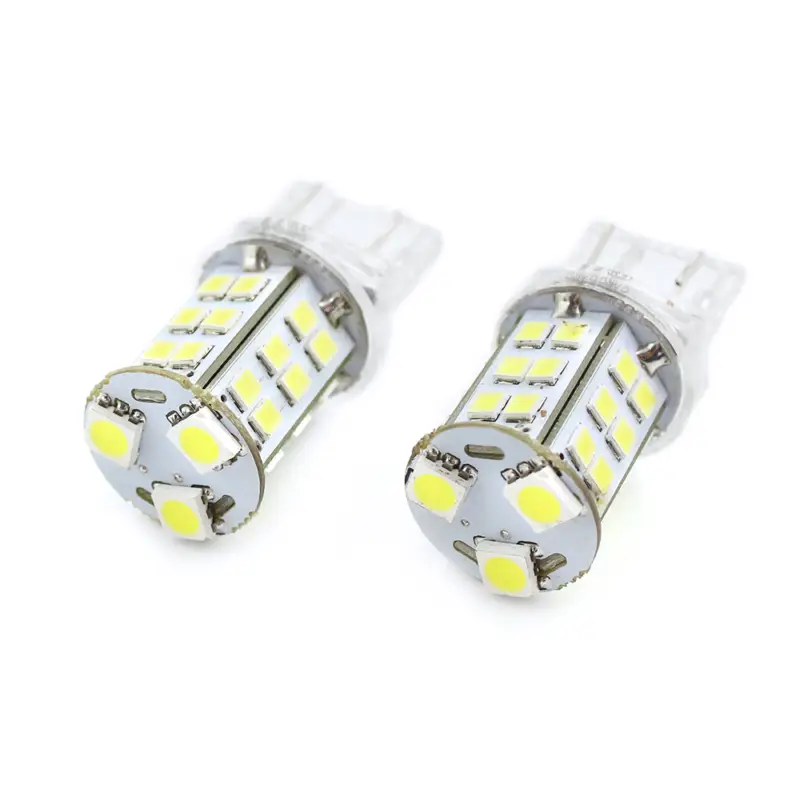 Set 2 becuri LED T20 W21/5W CLD022 33SMD 12V pentru interior si portbagaj Retur ușor