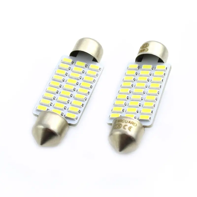 Retur gratuit Set 2 becuri LED sofit 39mm 12V 189 lm pentru plafonieră/număr, CLD024