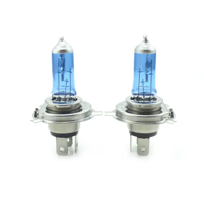 Transport gratuit Set 2 becuri halogen H4 12V 100W Carguard Long Life Xenon Blue +130%
