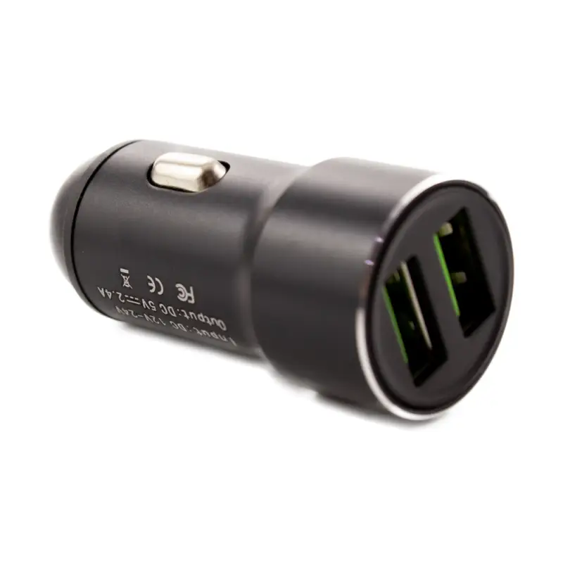 Vezi acum Încărcător auto USB Carguard 2400 mA, 2 porturi, carcasă metalică
