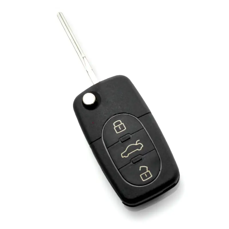 Cumpără online Carcasă cheie Audi tip briceag cu 3 butoane, pentru baterie CR1616 – Carguard