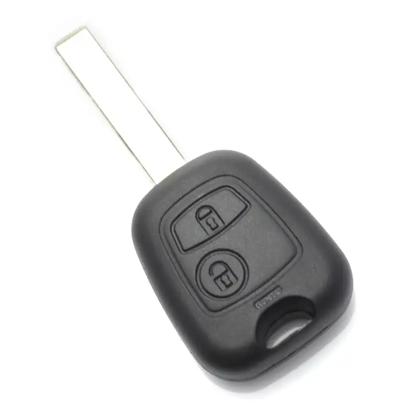 Lichidare de stoc Carcasă cheie auto Citroen/Peugeot cu 2 butoane, tip telecomandă