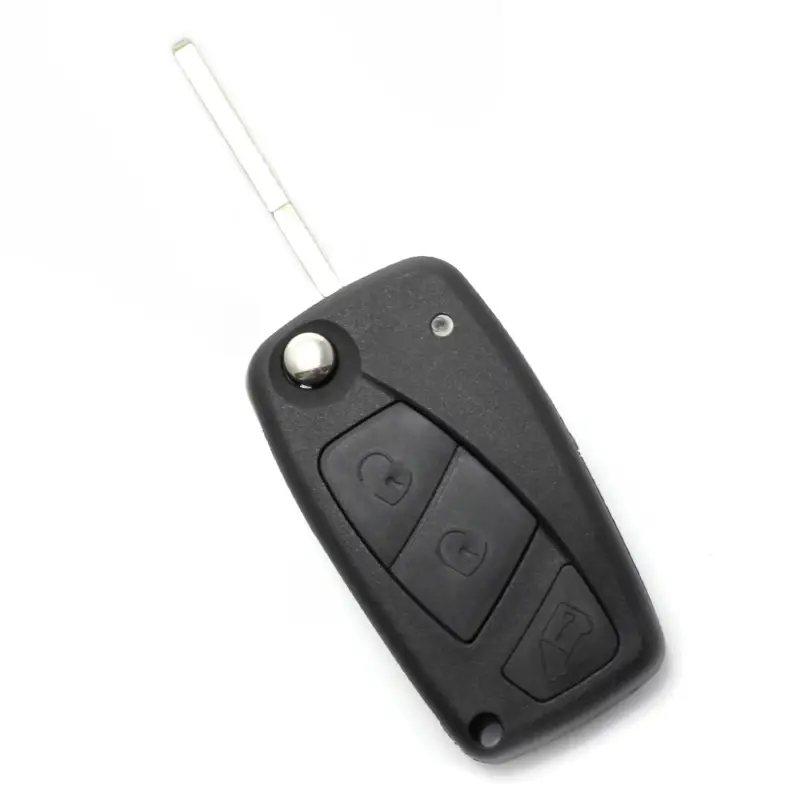 Carcasă cheie Fiat tip briceag, 3 butoane, neagră – înlocuire rapidă Ieftin