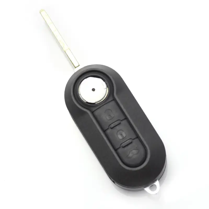 Carcasa cheie Fiat tip briceag, 3 butoane, neagra – inlocuire rapida Expediere rapidă