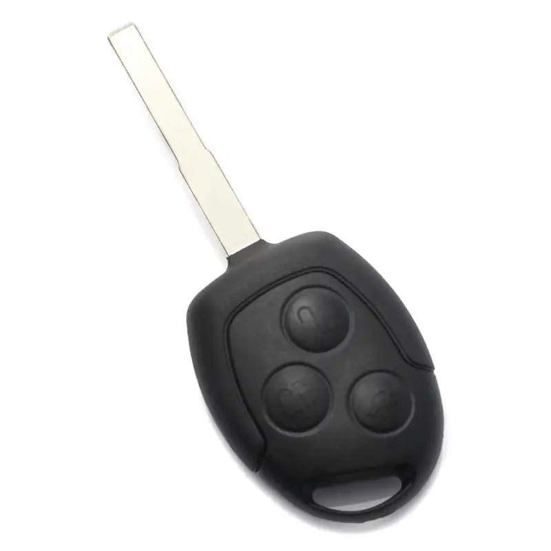 Carcasă cheie Ford cu 3 butoane și suport baterie, lamă tip briceag Premium