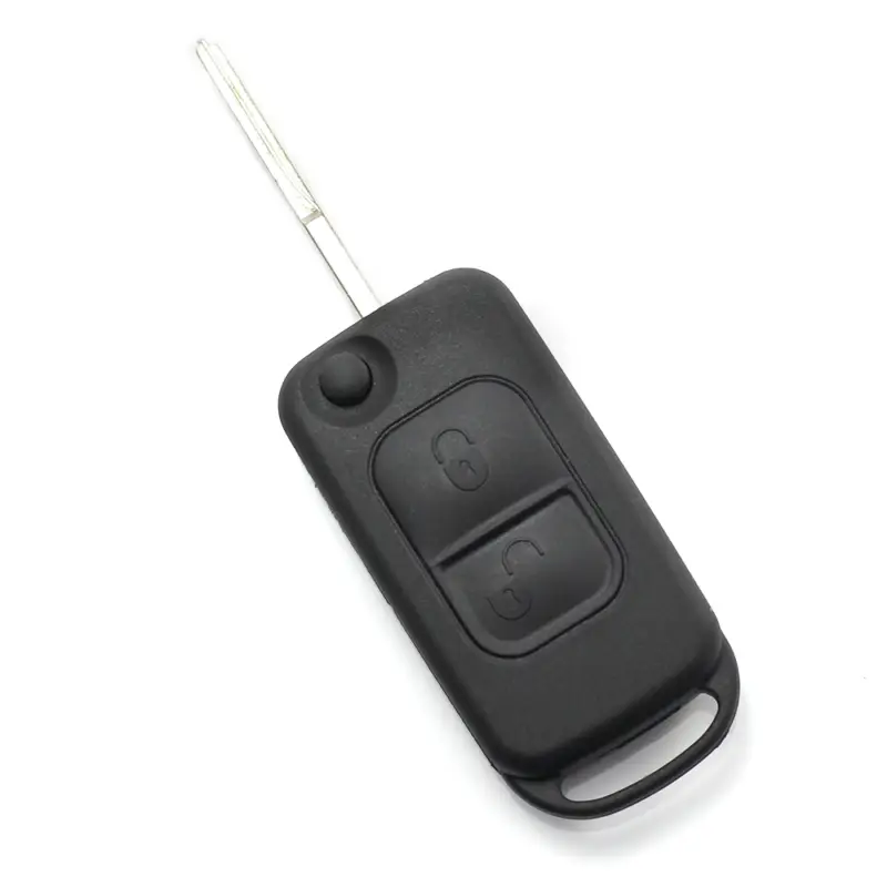 Livrare gratuită Carcasa cheie briceag Mercedes-Benz cu 2 butoane si lama tip 2 piste