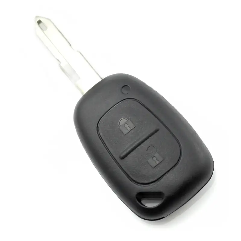 Carcasă cheie Dacia/Renault cu 2 butoane, tip telecomandă, neagră Preț mic