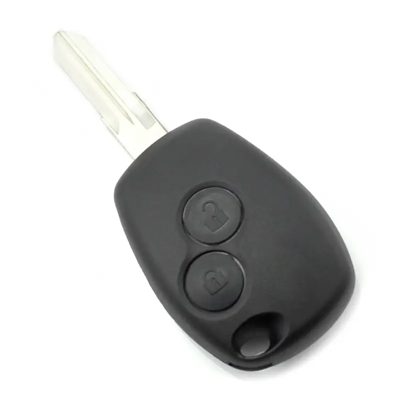 Carcasă cheie Dacia/Renault cu 2 butoane și suport inox pentru baterie Discount