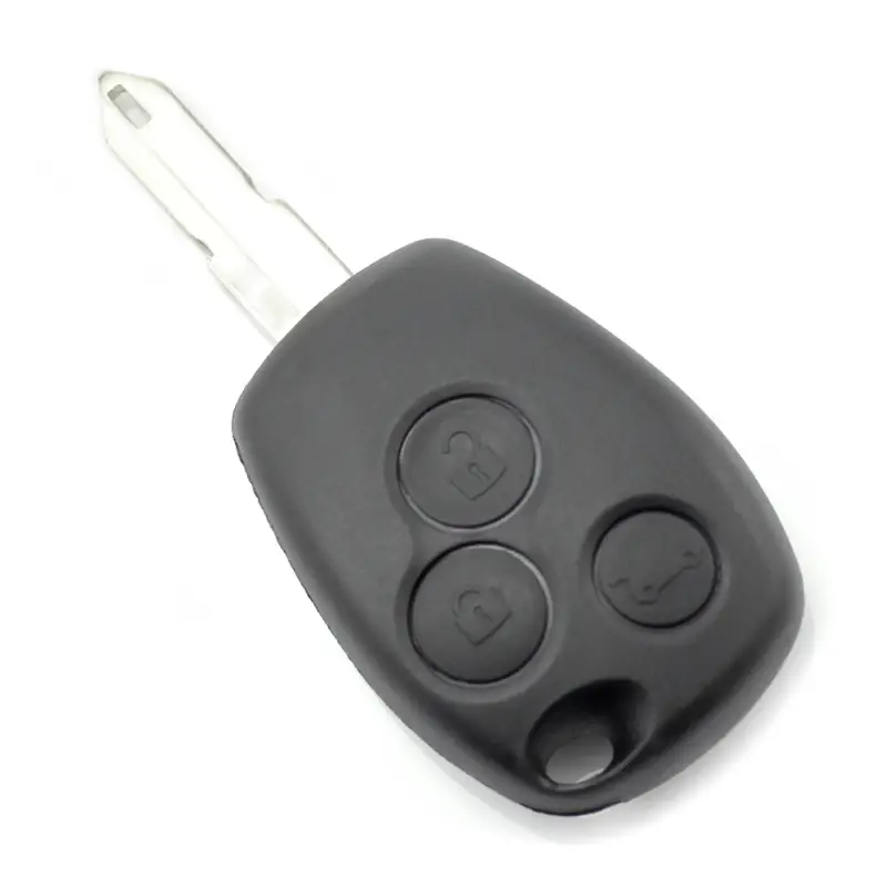 Carcasă cheie Dacia/Renault cu 3 butoane și suport baterie din inox Ieftin
