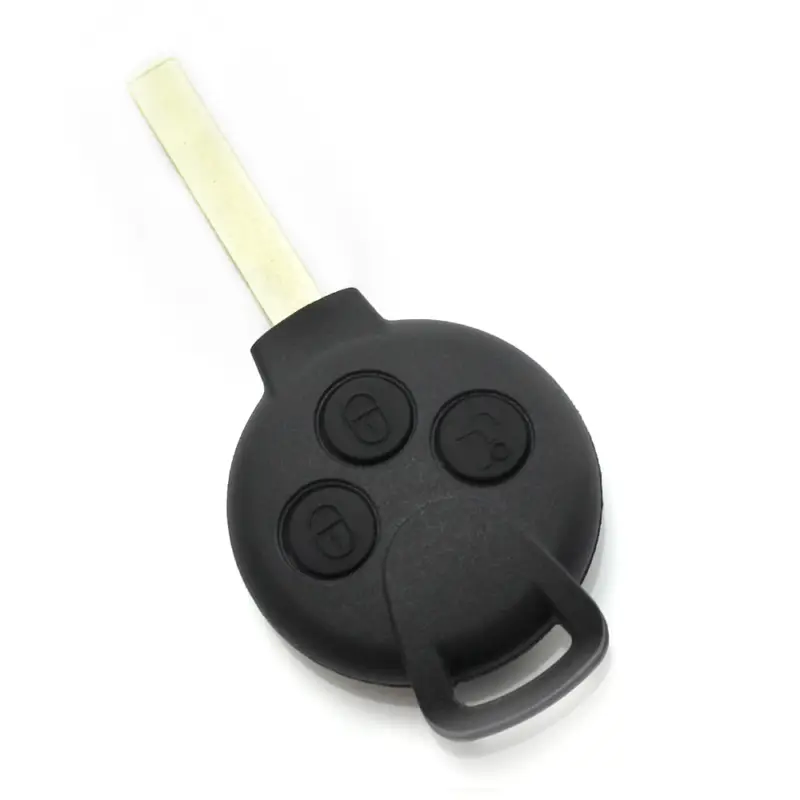 Discount Carcasa cheie Smart cu 3 butoane si lama, tip rotund, pentru inlocuire