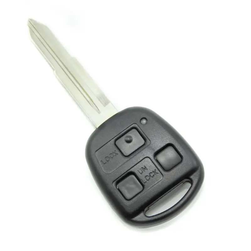 Lichidare de stoc Carcasă cheie Toyota cu 3 butoane și lamă TOY41-SH3, fără logo