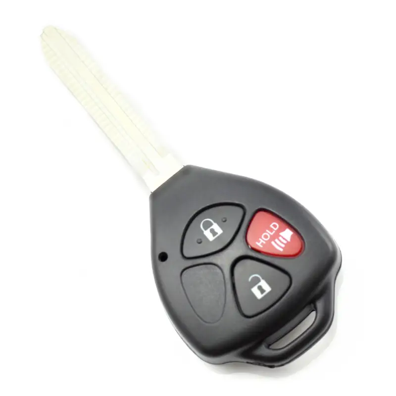 Carcasă cheie Toyota cu 3 butoane, tip telecomandă, neagră Ofertă limitată