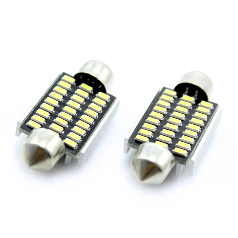 Set 2x LED sofit 39mm CANBUS 6000K pentru plafonieră și număr Calitate înaltă