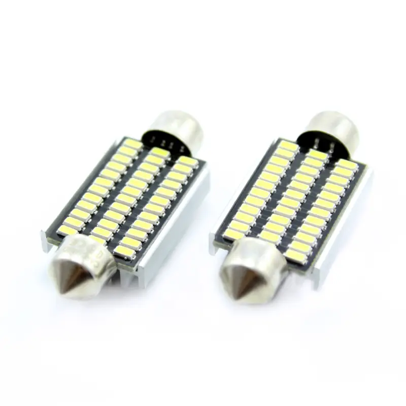 Becuri LED sofit CAN119 41mm Canbus 6000K pentru plafoniera si numar, set 2 Livrare expres