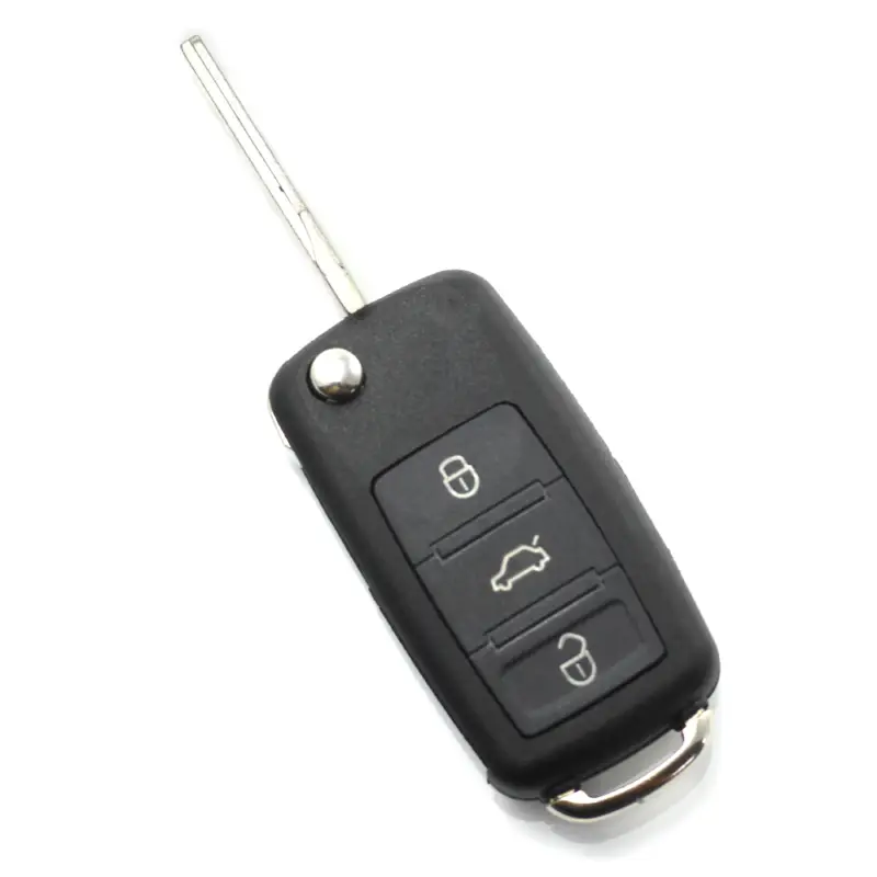 Carcasă cheie Audi A8 tip briceag, 3 butoane, fără panică – Carguard Doar azi