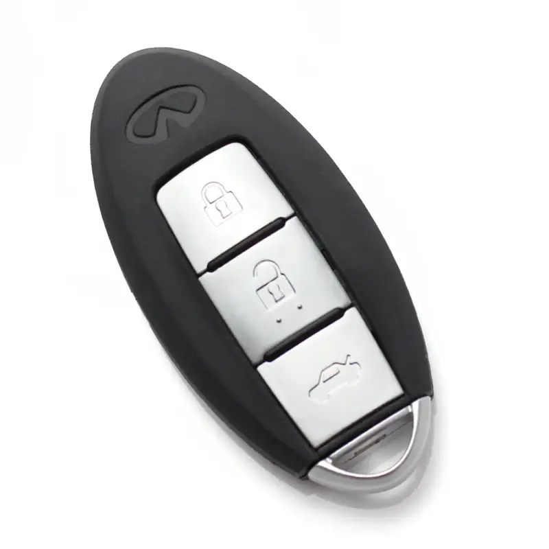 Ofertă exclusivă Carcasă cheie Nissan cu 3 butoane, tip telecomandă, neagră (Carguard)