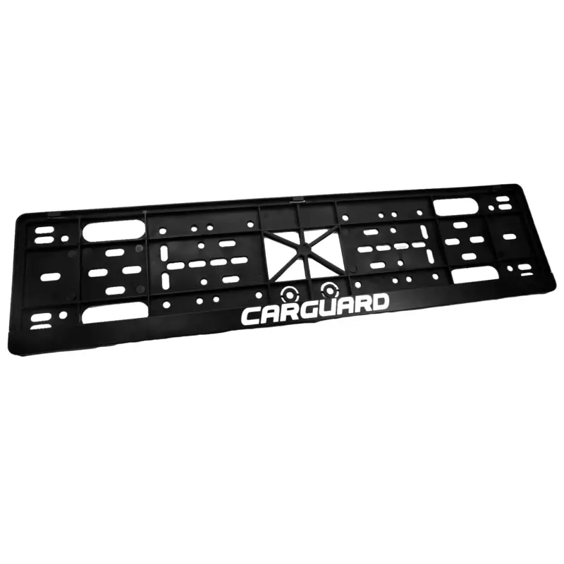 Set 2 suporți pentru număr auto Carguard, plastic flexibil, negru Bestseller