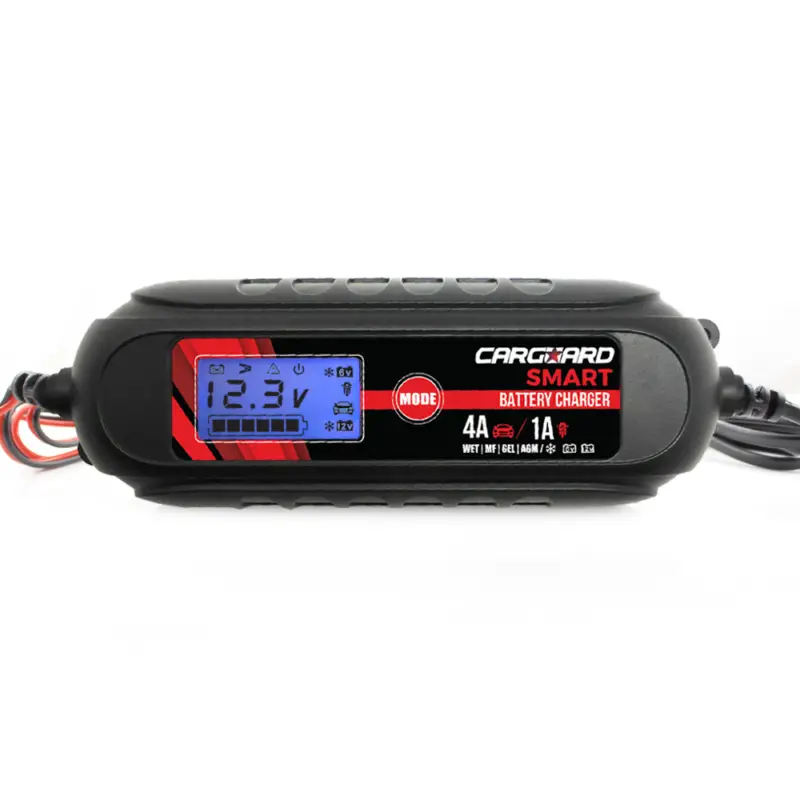 Redresor auto inteligent Carguard 6/12V 4A cu afisaj LCD si protectii Discount