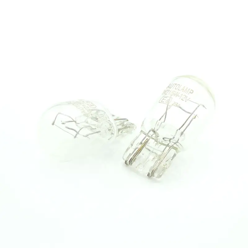 Cumpără acum Set 2 becuri auto Carguard W21/5W 12V (T20), sticlă quartz, lumină albă