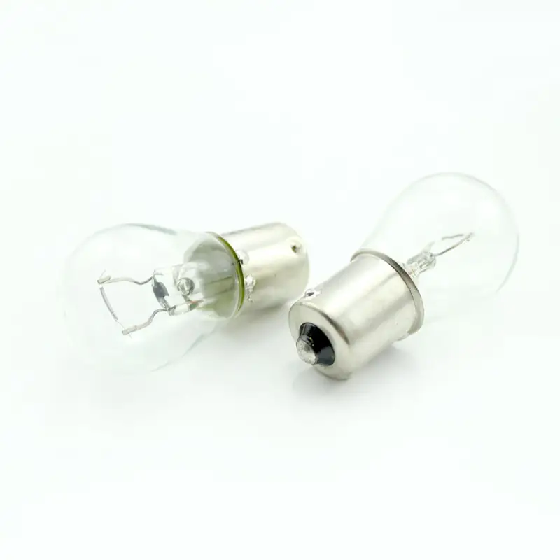 Reducere Set 2 becuri auto P21W 12V 21W, sticlă quartz, alb incolor Carguard