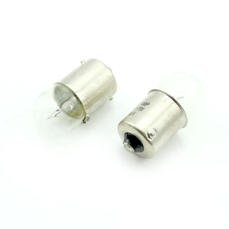 Ofertă de sezon Set 2 becuri auto R5W 12V 5W BA15s, lumină albă, sticlă quartz Carguard