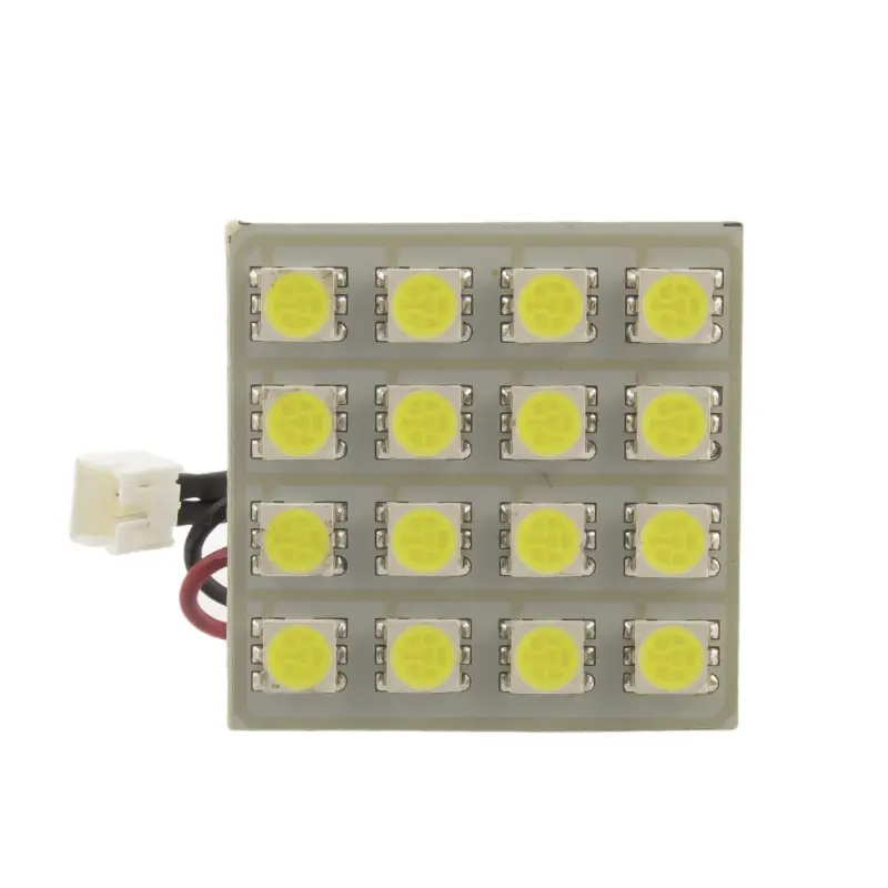 Calitate înaltă Placă LED SMD 35x35 mm 12V, 320 lm, alb, cu adaptoare W5W/C5W/BA9S - Carguard