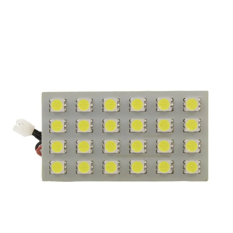 Placă LED SMD 65x35 mm 12V 480 lm alb, cu adaptoare W5W C5W BA9S - CarGuard Lichidare de stoc