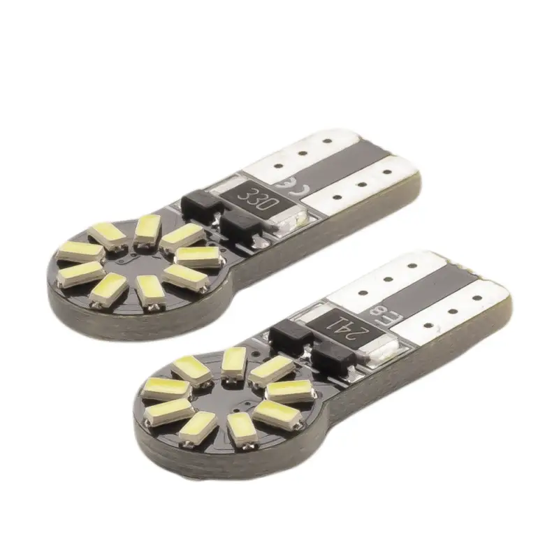 Bestseller Set 2 becuri LED T10 (W5W) Canbus Carguard pentru interior și portbagaj, 12V, alb
