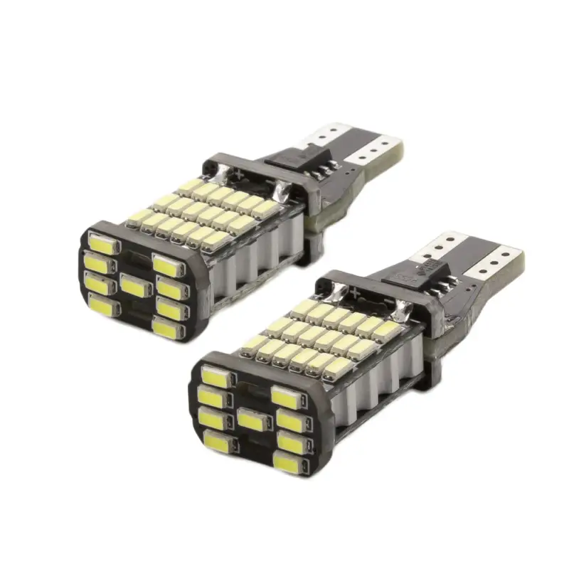 Retur gratuit Set 2 becuri LED T16 W15W Canbus 12V pentru interior/portbagaj Carguard